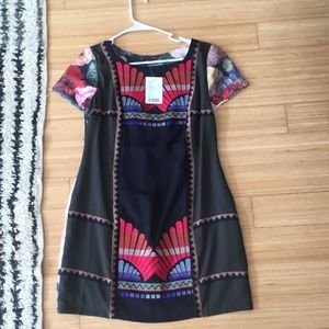 Anthropology dress. Cute Art Deco style.